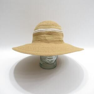 Columbia Sun Hat Women One Size Large Summer Shade Pastel Striped Dome